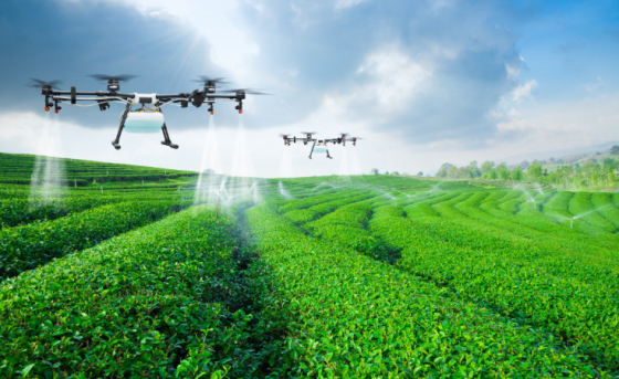 MMWave Radar Secure Agricultural Drones